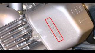 Individuare il numero di modello del motore delle macchine di servizio | Briggs &amp; Stratton