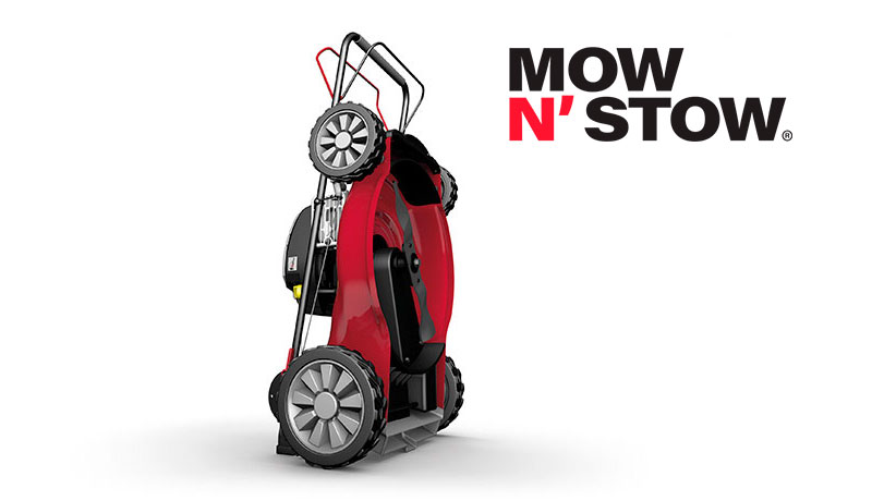 Mower with Mow N'Stow