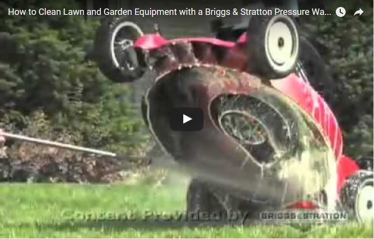 How to Clean Lawn and Garden Equipment with a Pressure Washer | Briggs & Stratton