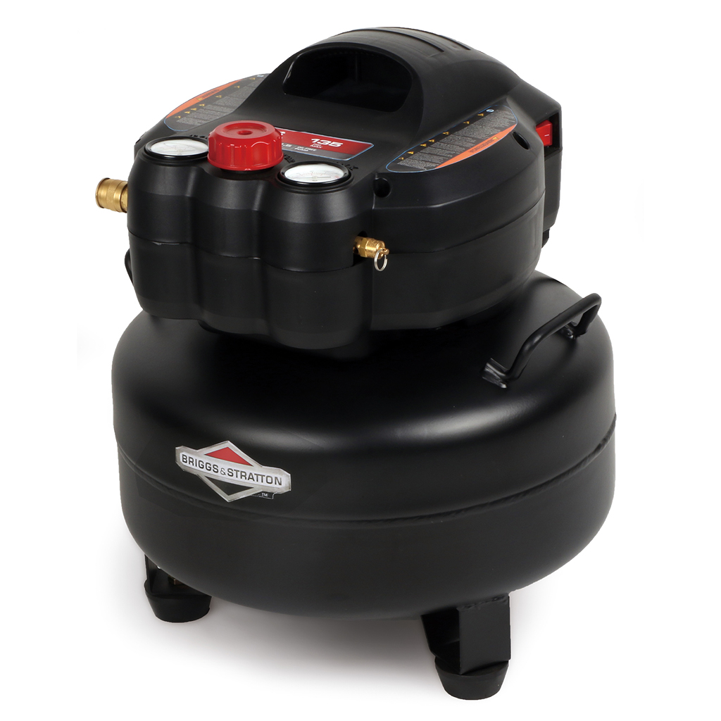 Briggs & Stratton 8 Gallon Hotdog Oil-free Air Compressor ...