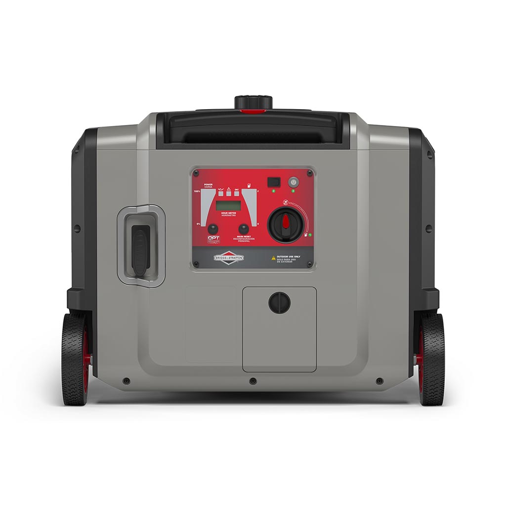 Briggs & Stratton 030806 Benzin Inverter Stromerzeuger Generator der PowerSmart Serie P4500 mit 4500 Watt/3700 Watt sauberem Strom 230 V ultraleise und leichtgewichtig W 