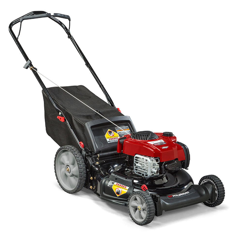 Murray 21 Lawn Mower with Mulching Rear Bag and Side Discharge