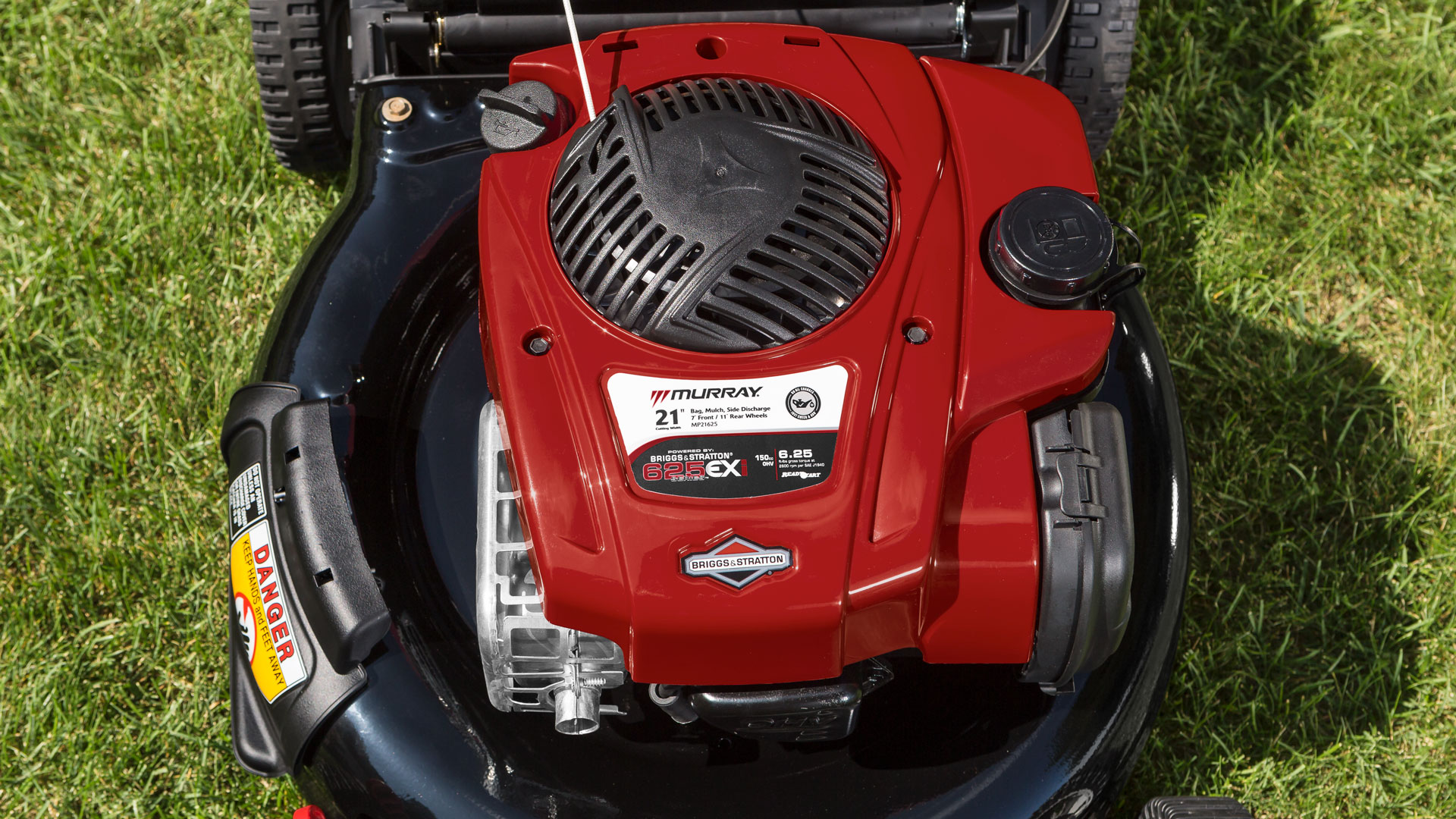 Murray 21” Lawn Mower with Mulching, Rear Bag and Side Discharge