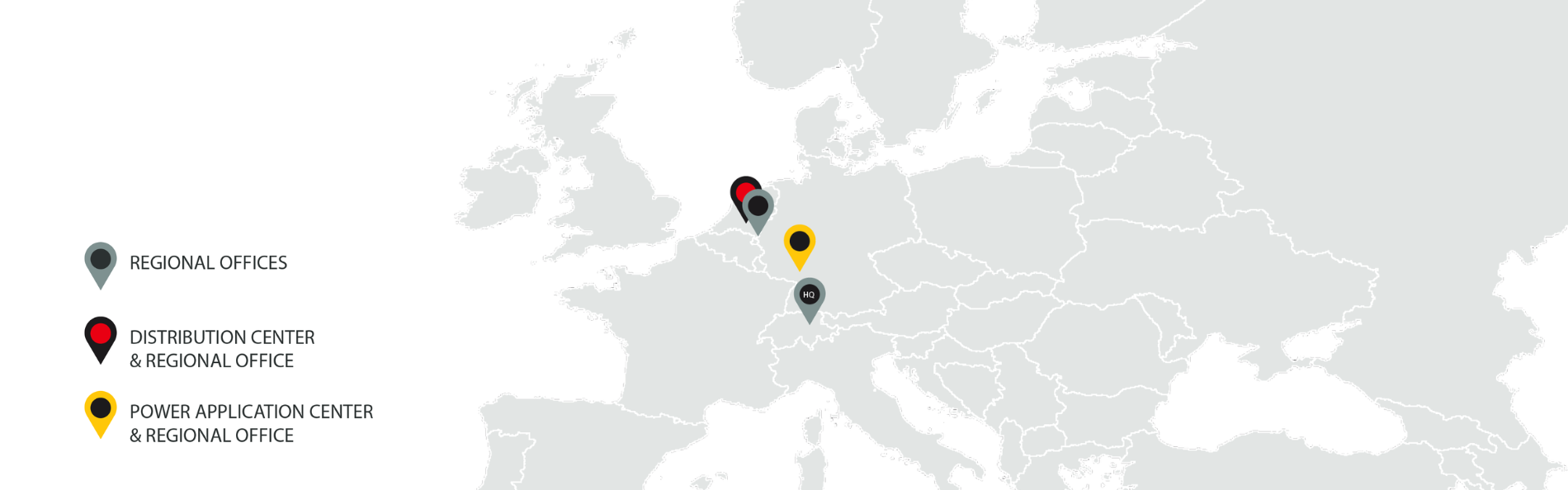 Our locations: Europe & MEA