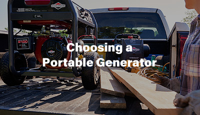Choosing a Portable Generator