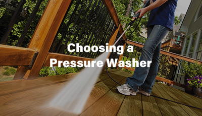 Choosing a Pressure Washer