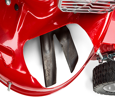 Gas engines provide the power for a more quality cut.