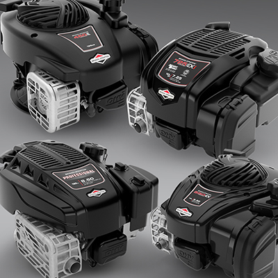 Greater power options with gas-powered mowers.