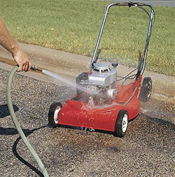 Image result for clean lawn equipment