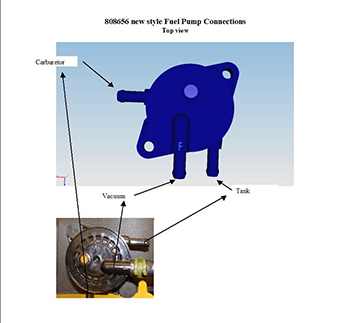 Install Small Engine Fuel Pump Briggs and Stratton