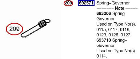 Briggs and Stratton 112232-0652-01 Parts Diagram for Carburetor