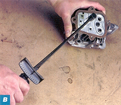 Underhåll och reparation av ventiler på små motorer