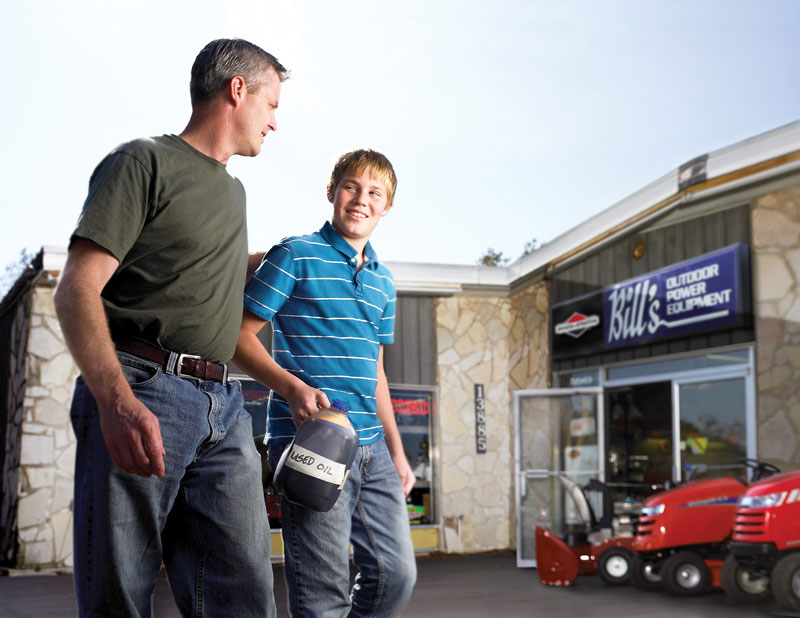 Briggs and Stratton Dealer Lawn Mower Spring Maintenance
