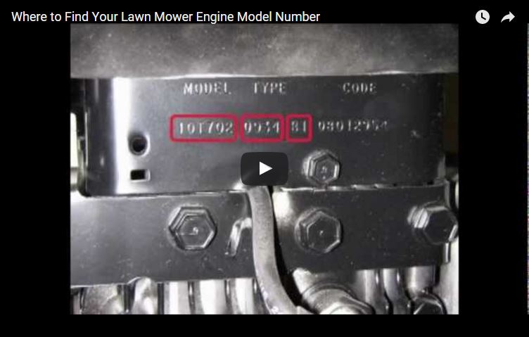 How To Find Lawn Mower Engine Model Number | Briggs & Stratton