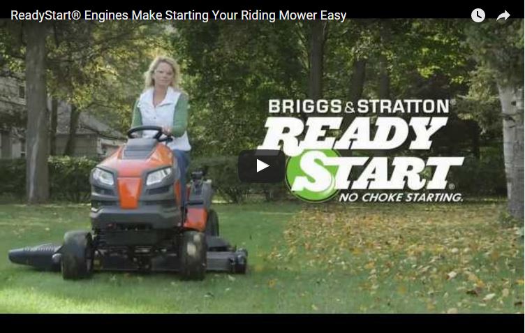 Easy Start Riding Mower Engine | Briggs & Stratton