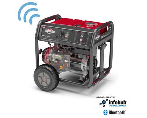 Right front view of 8000 Watt Elite Series™ Bluetooth Portable Generator