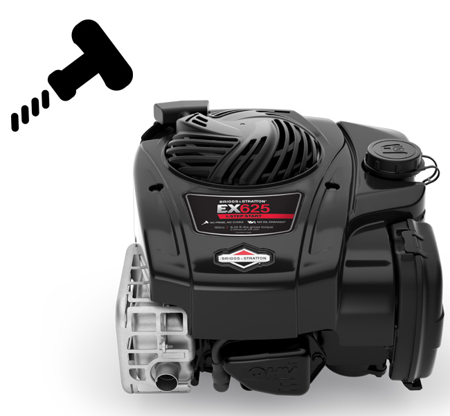 Ready start lawn store mower