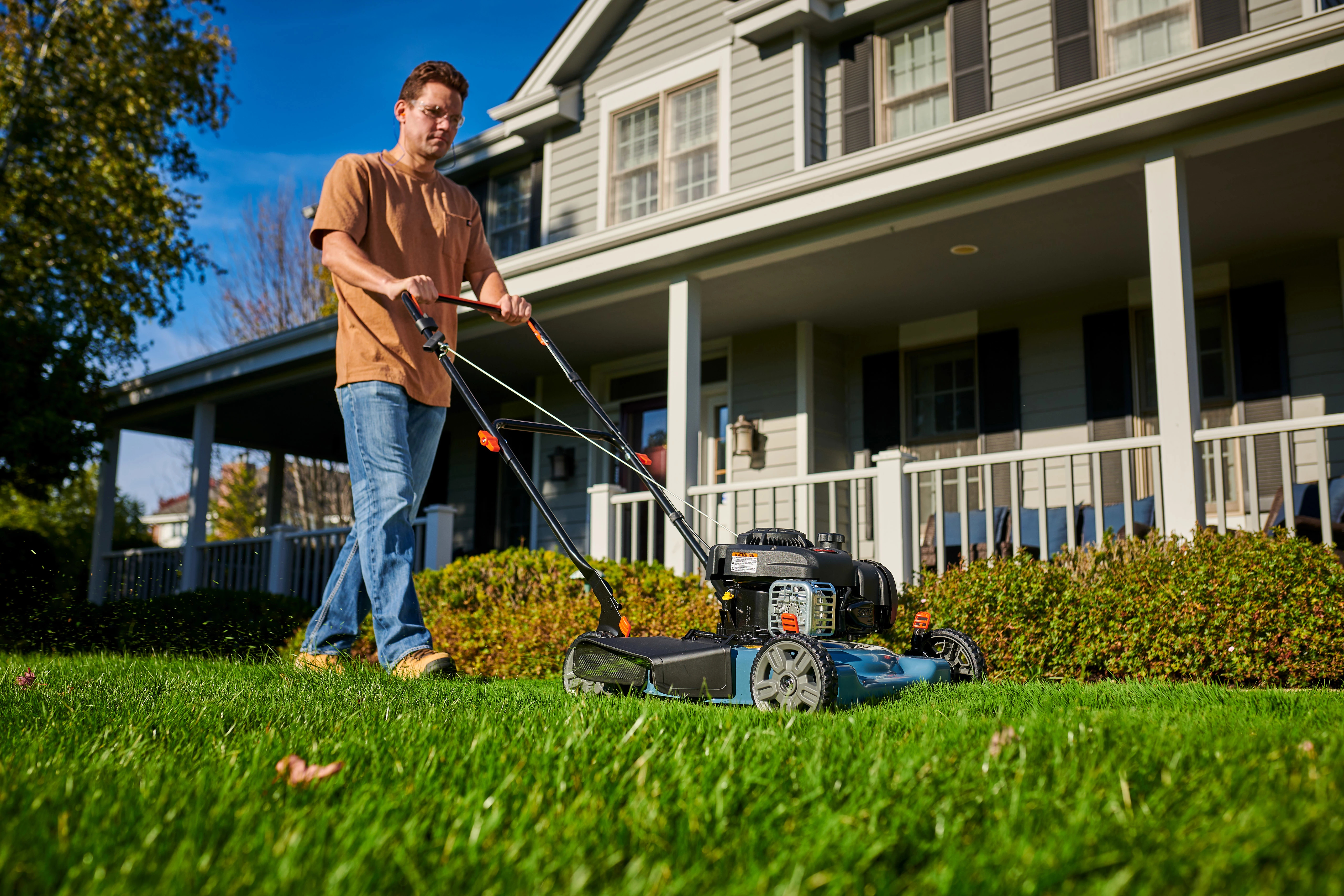Engine Dealer Choosing Lawn Mower