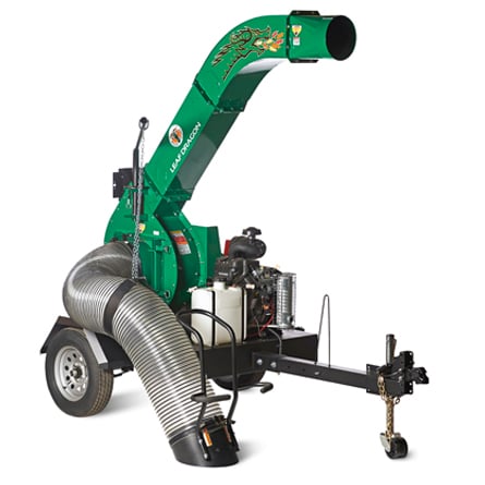 Front-right view of the Billy Goat Leaf Dragon™ Debris Loader