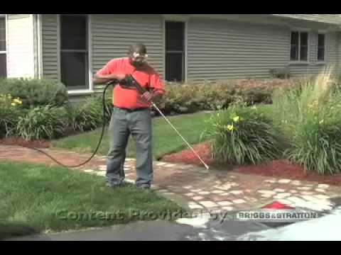 Cleaning Brick Patios and Walkways with a Pressure Washer