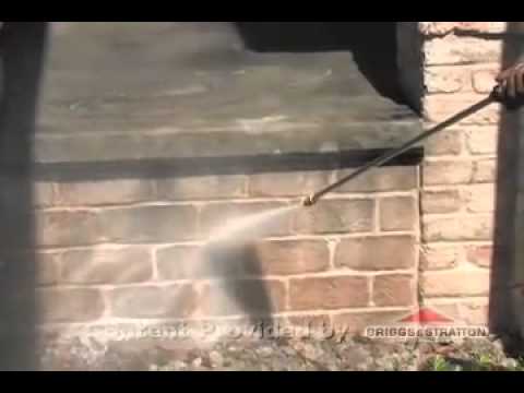 Cleaning Concrete with a Pressure Washer
