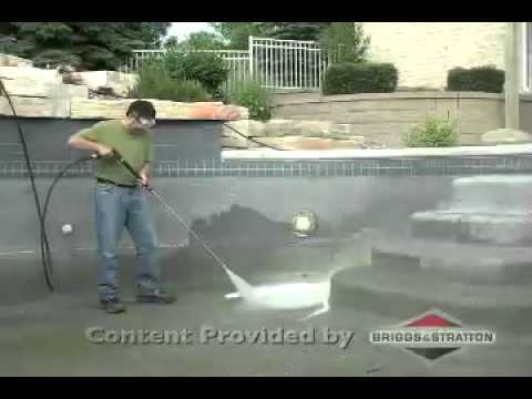 Cleaning Pools and Spas with a Pressure Washer