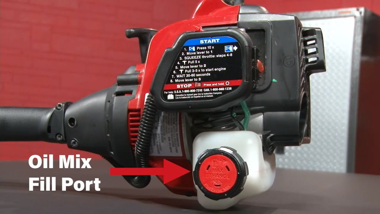 How to Identify 2-Cycle Engine and Oil Mix Ratio
