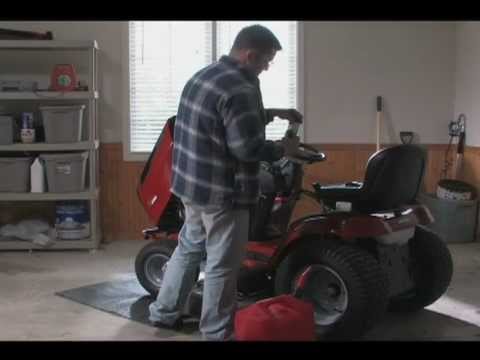 Garden Tractor & Riding Lawn Mower Storage Video