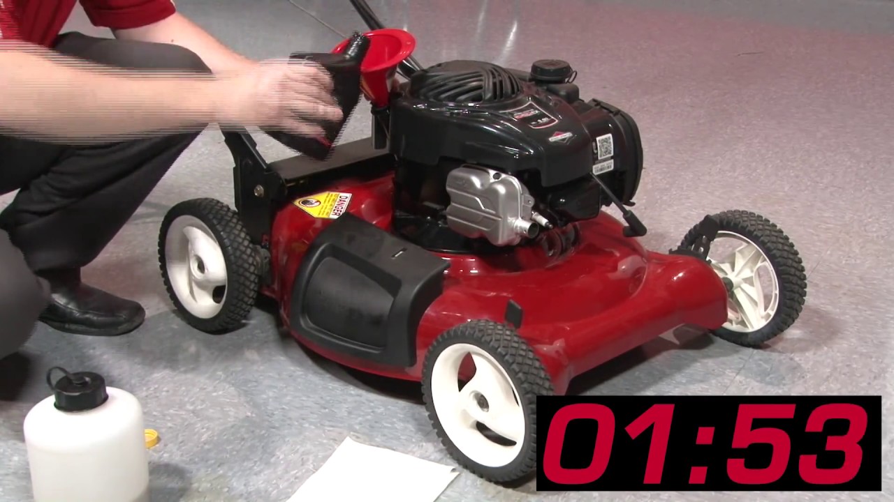 Lawn Mower Oil Change in 3 Minutes