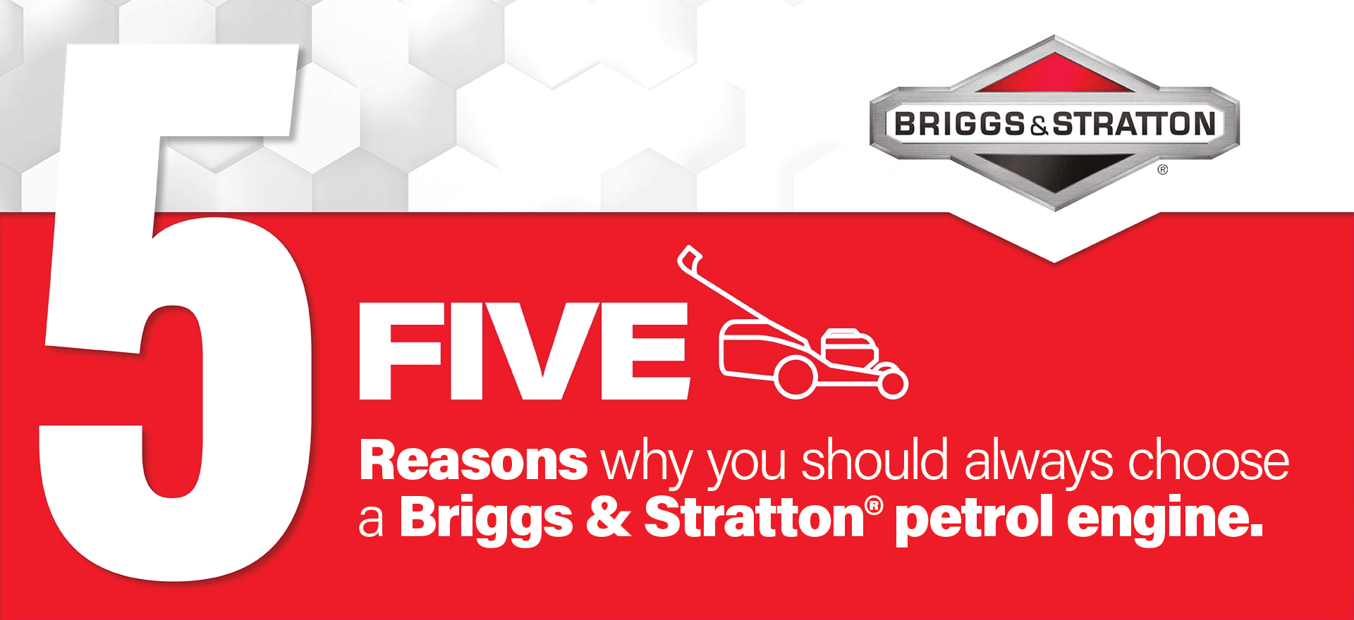 5 motivi per cui dovresti scegliere un motore Briggs & Stratton