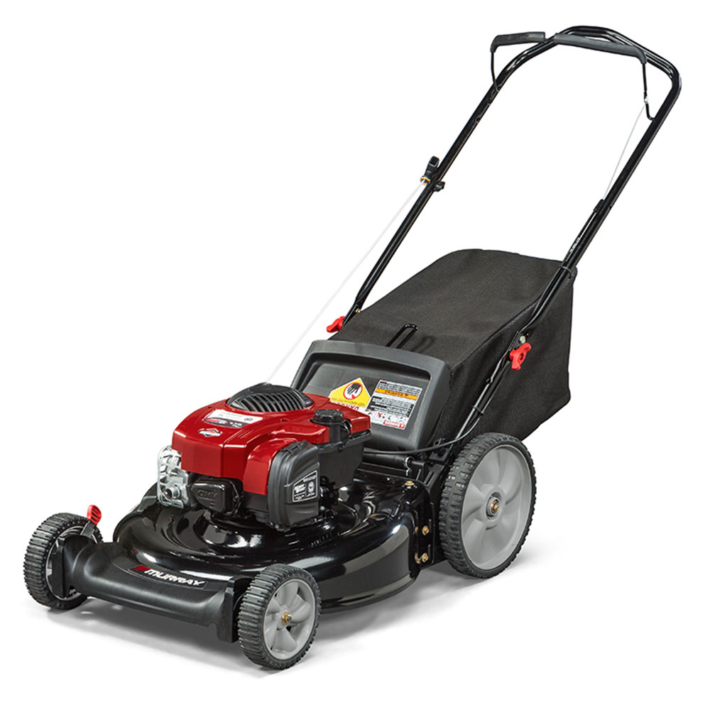 Murray 21 Lawn Mower with Mulching Rear Bag and Side Discharge